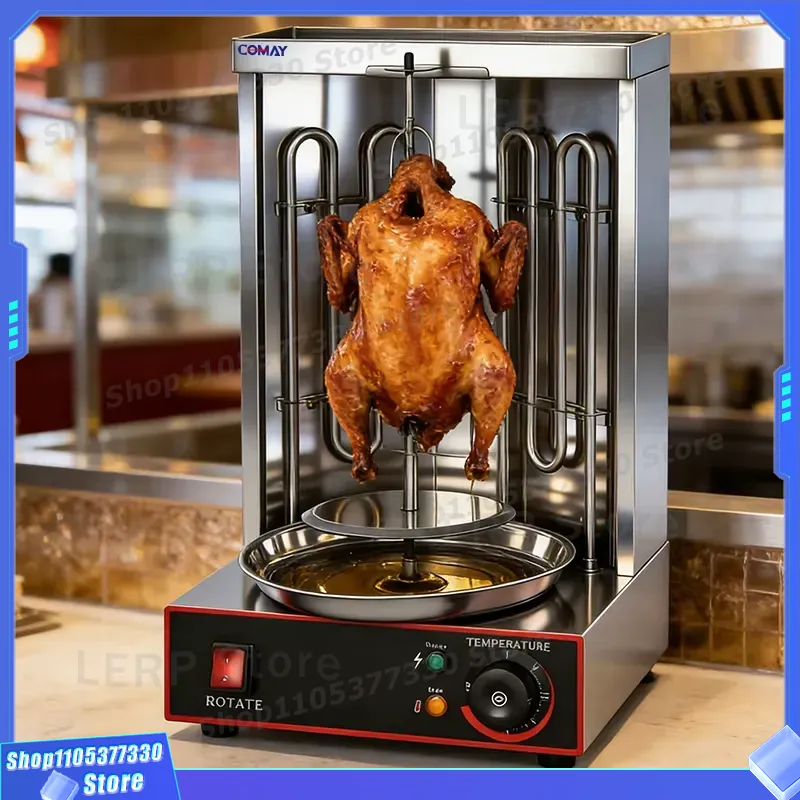 Kebab Shawarma Machine - Elektrischer Vertikaler Shawarma-Grill Kommerzieller Kebab-Röster Mini-Döner-Fleischgrill