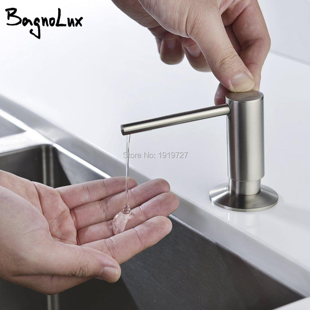 Commercial Quality Kitchen Faucet - Moderner Lotionspender aus gebürstetem Nickel mit