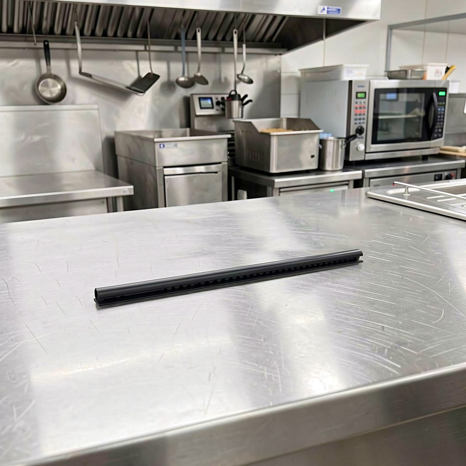 Commercial Kitchen Rack - Schwarze Kuchenticket-Halterung, Schiebe-Rechnungsständer, Restaurant-Beleghalter, Kommerzielle Rechnungs-Präsentationsschiene