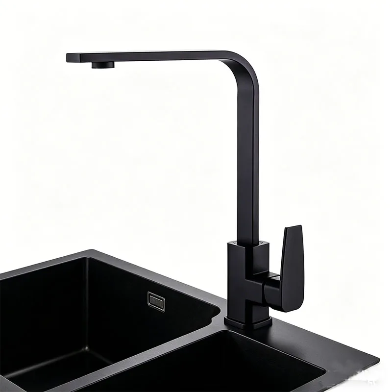 Commercial Kitchen Mixer Tap - 360 ° Drehbarer Küchenarmatur, Moderne Einhand-Warm-