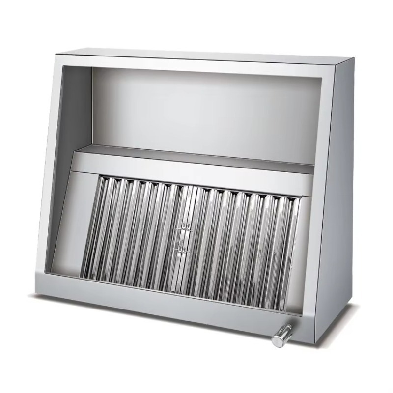 Range Commercial Kitchen - Gewerbliche Edelstahl-Küchenabzugshaube Maßgefertigt 21m/min Elektrisch