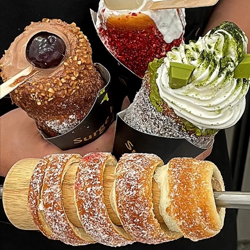 Commercial Kitchen Chimney - Kommerzielle Baumkuchenmaschine aus Edelstahl, Toaster, Lebensmittelprozessor,