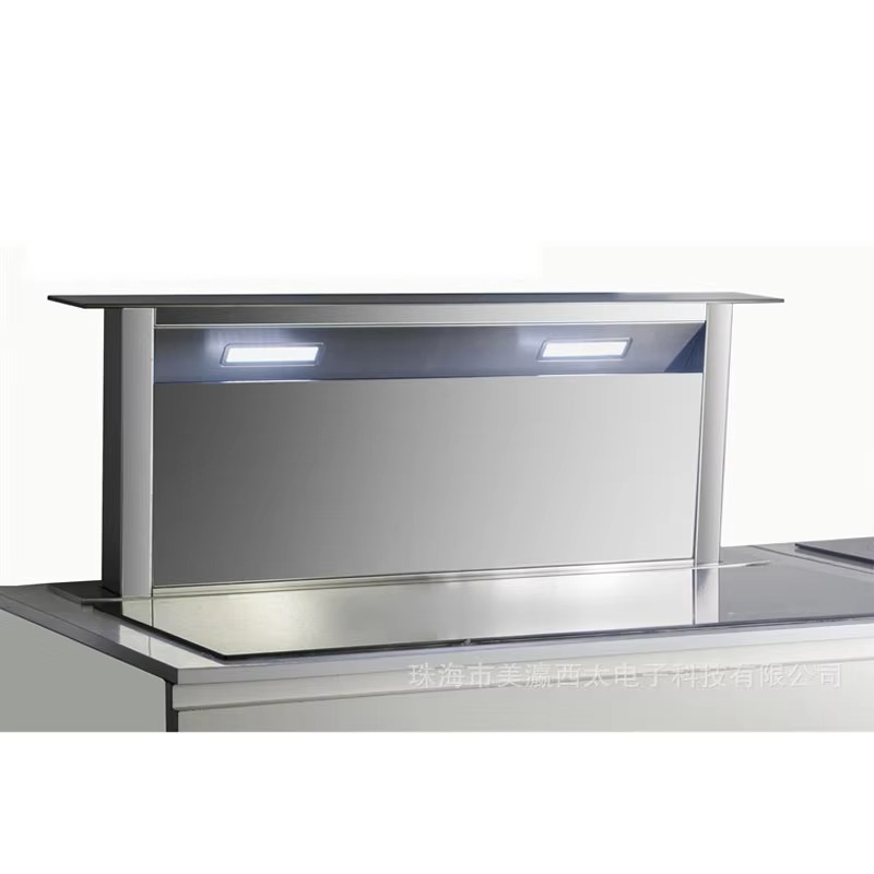 Commercial Kitchen Hood Installation - Gewerbliche Küchenabzugshaube mit 90 cm Durchmesser,