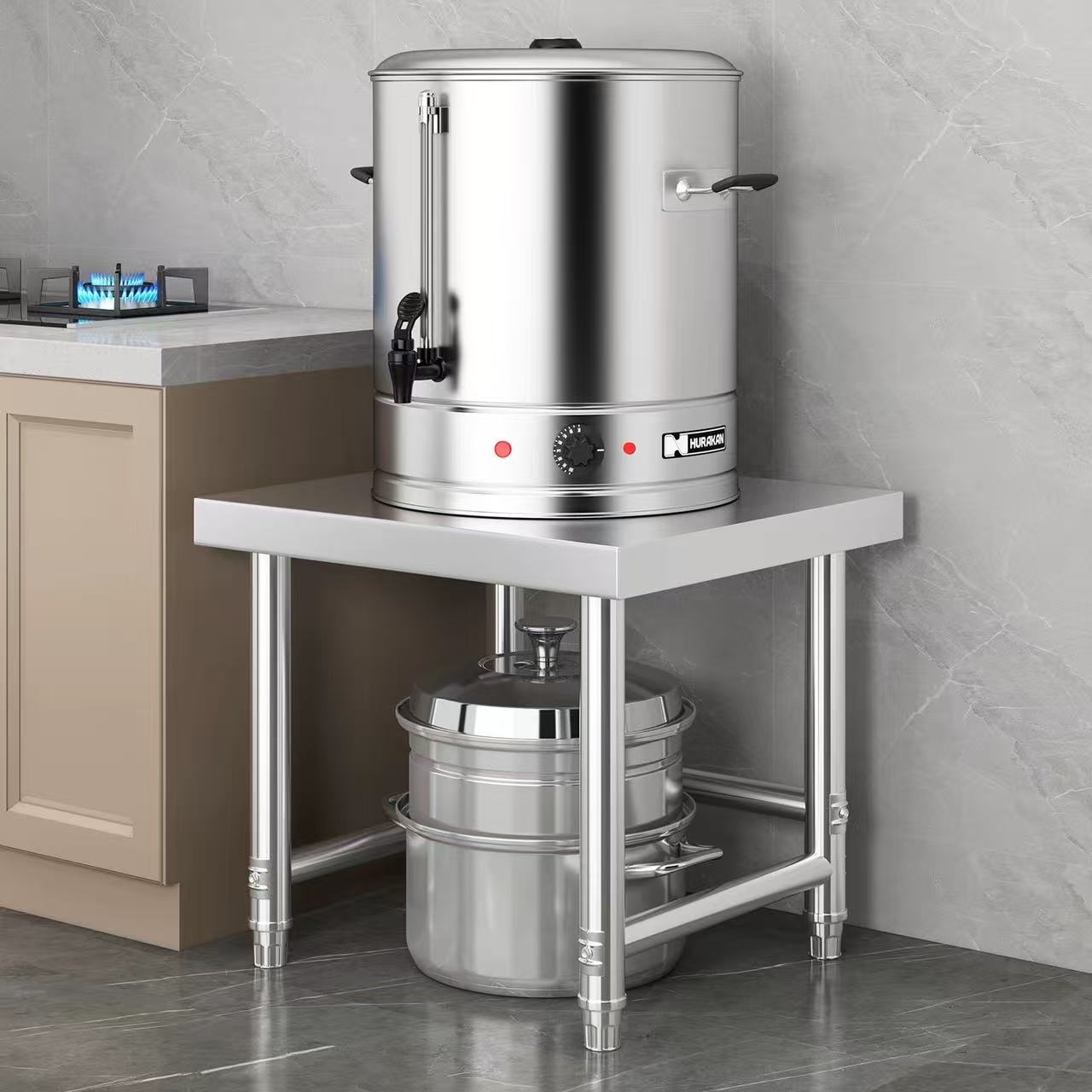 Anpassbare 201/304 Edelstahl-A – Commercial Kitchen Bench Bewertung und Preis