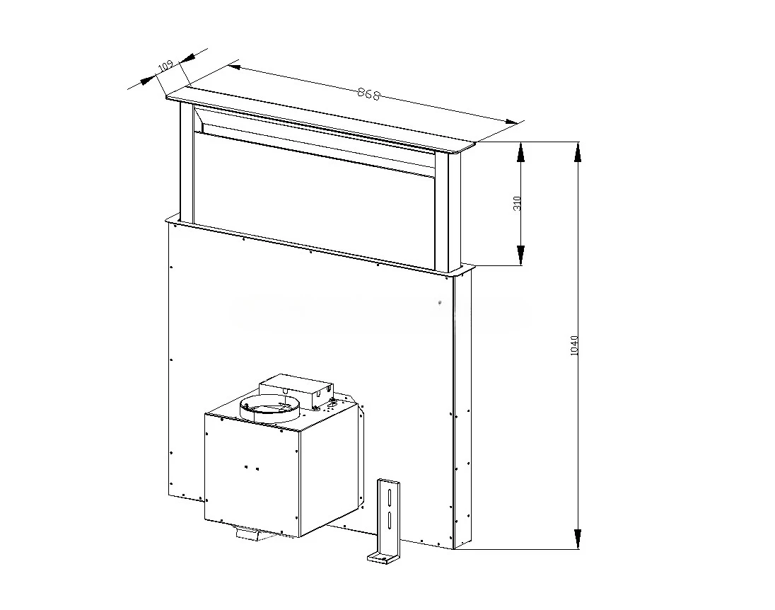 90cm Ultraflache Ausziehbare D – Commercial Kitchen Hood Installation Bewertung und Preis