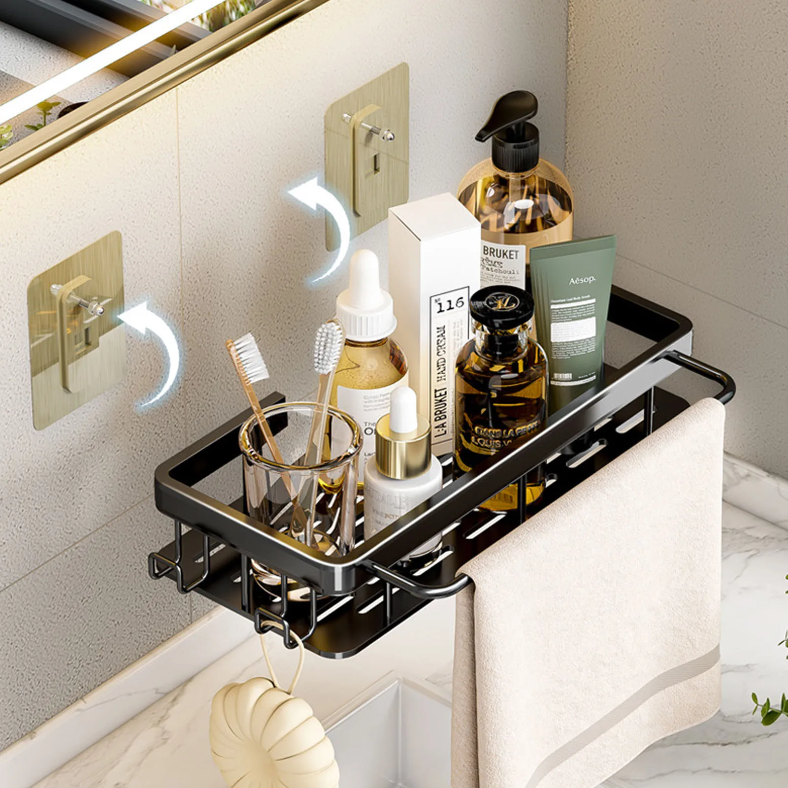 Badezimmerregal ohne Bohren, w – Commercial Kitchen Rack Bewertung und Preis