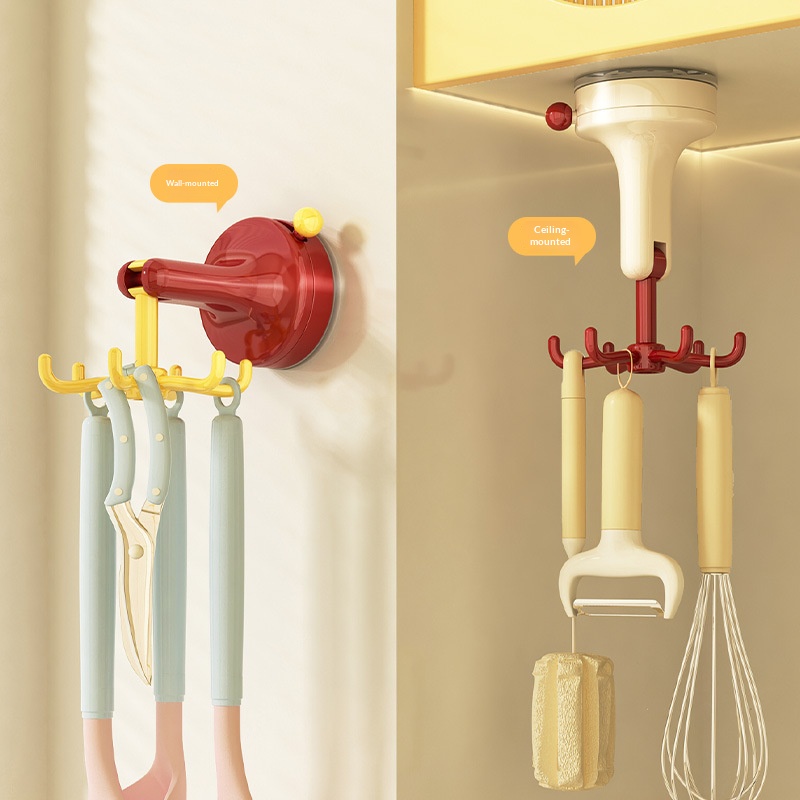 Saugnapf-Drehhaken für die Küc – Commercial Kitchen Rack Bewertung und Preis
