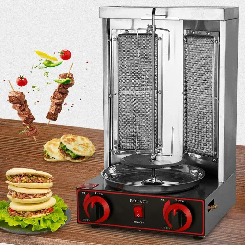 Gasbetriebene Vertikale Rotier – Kebab Shawarma Machine Bewertung und Preis