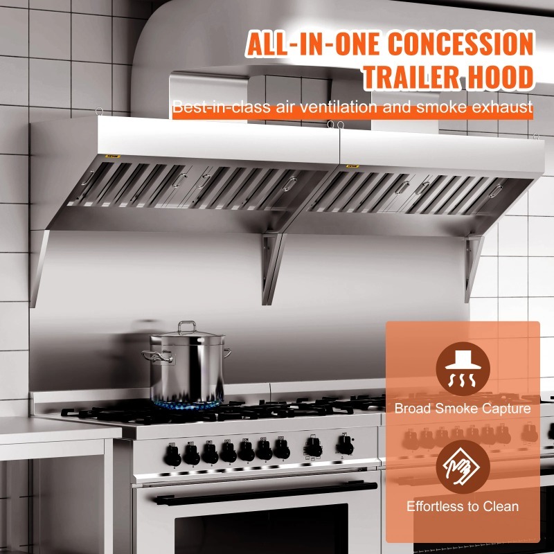 4/5/6/7/8/9FT Gewerbliche Duns – Commercial Kitchen Vent Bewertung und Preis
