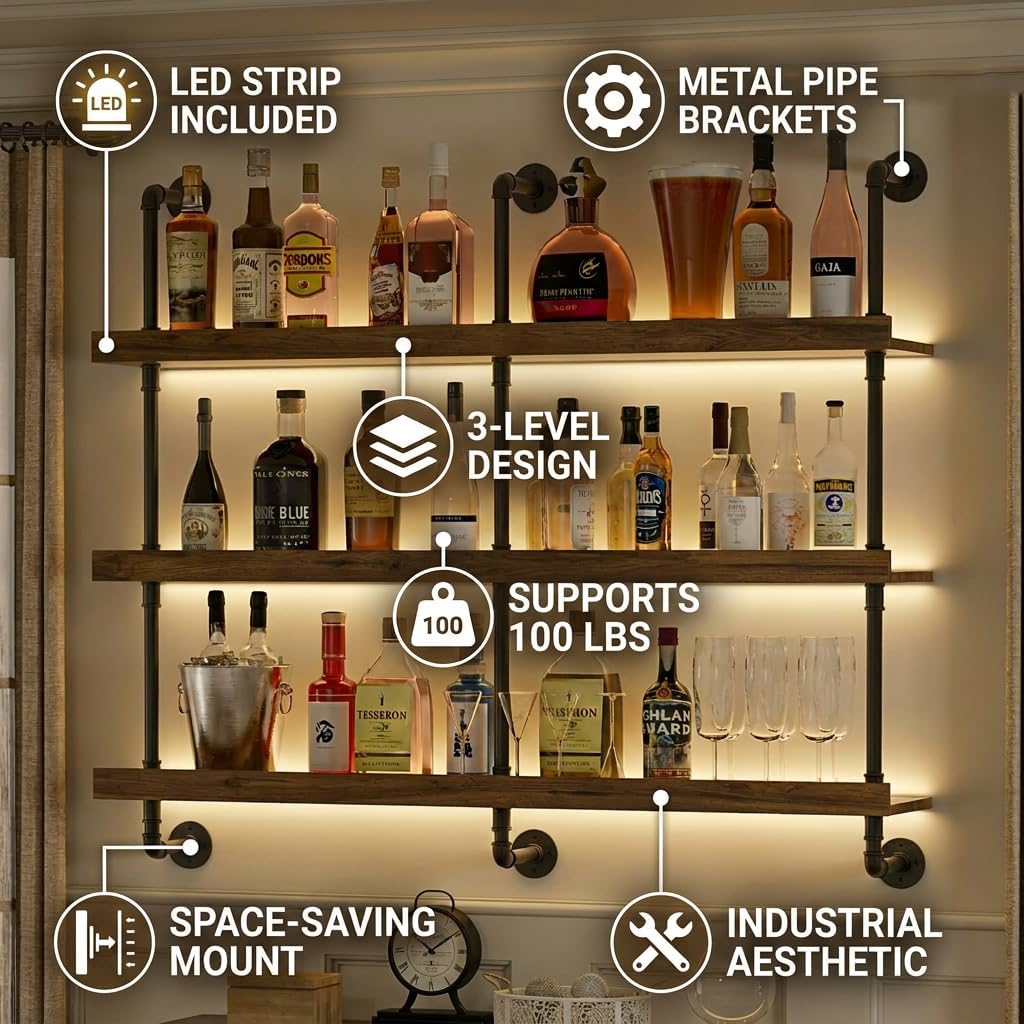 Wandmontiertes Weinregal mit L – Commercial Kitchen Rack Bewertung und Preis