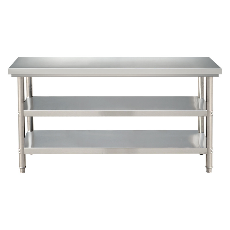 Edelstahl-Doppelschicht-Arbeit – Commercial Kitchen Bench Bewertung und Preis