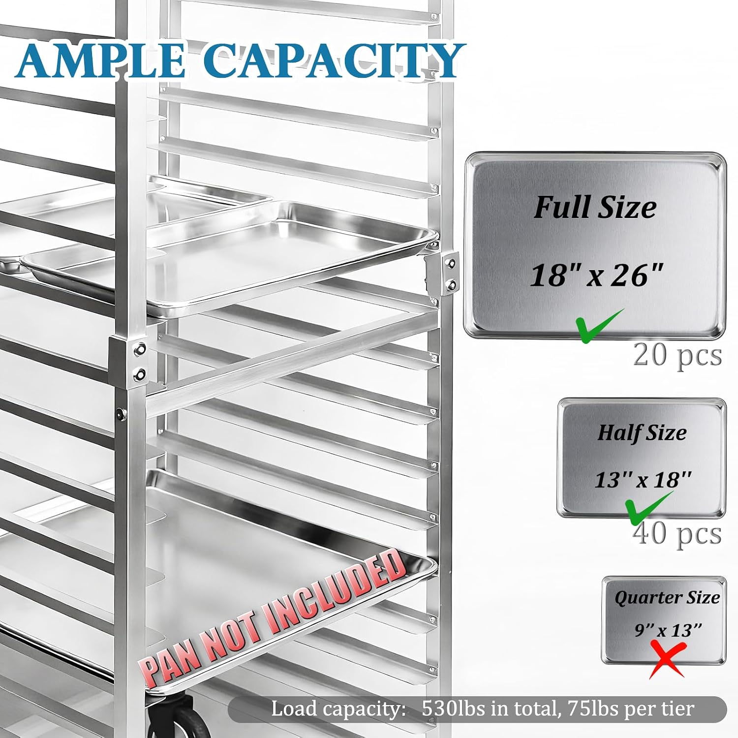 Kommerzieller 20-stufiger Edel – Commercial Kitchen Rack Bewertung und Preis
