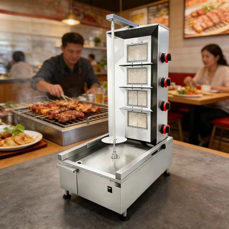 Professioneller Tisch-Shawarma – Kebab Shawarma Machine Bewertung und Preis