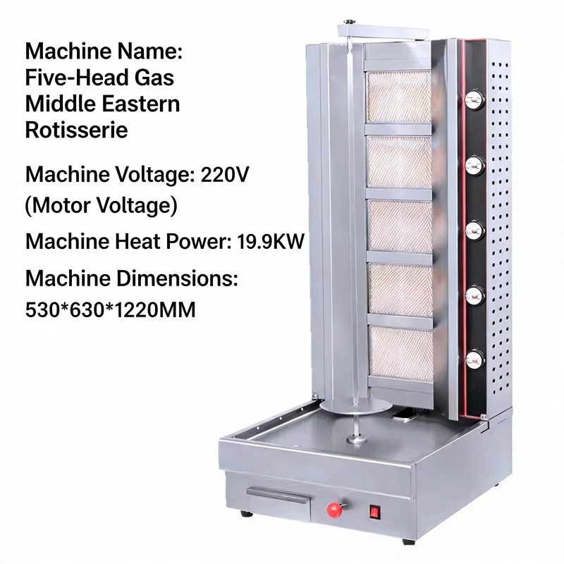 Professioneller Tisch-Shawarma – Kebab Shawarma Machine Bewertung und Preis