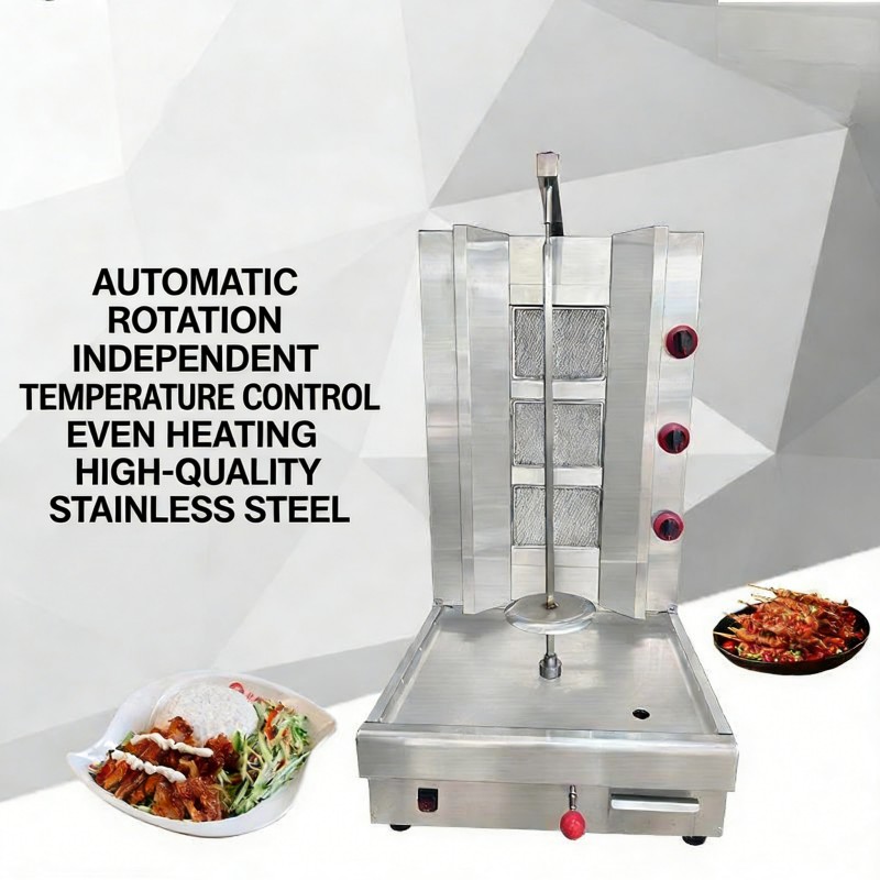 Professioneller Tisch-Shawarma – Kebab Shawarma Machine Bewertung und Preis