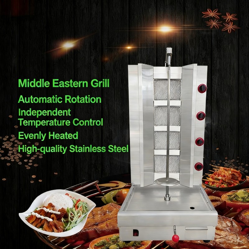 Professioneller Tisch-Shawarma – Kebab Shawarma Machine Bewertung und Preis